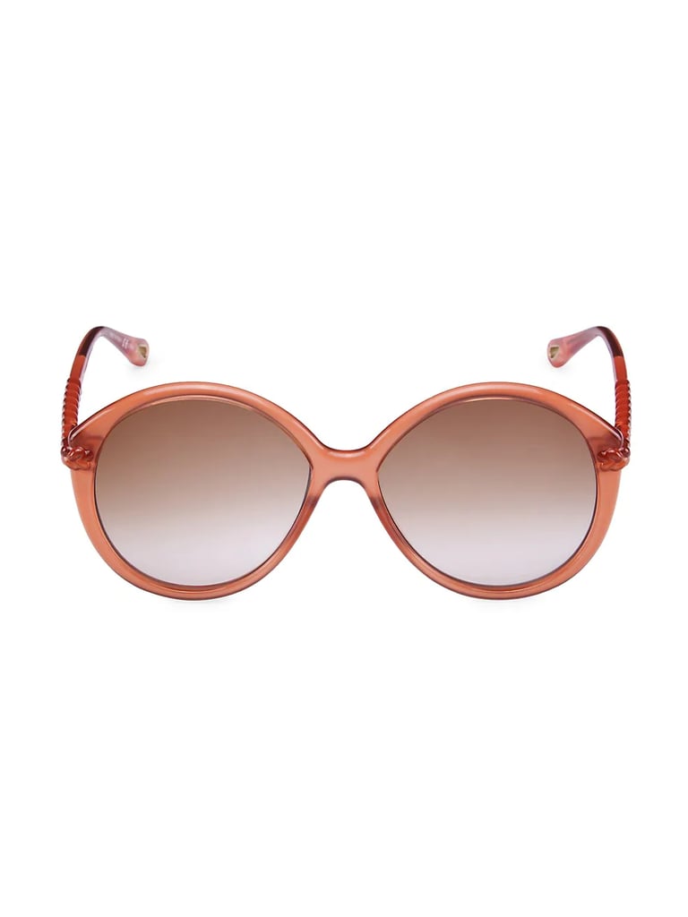 Chloé 58MM Round Sunglasses