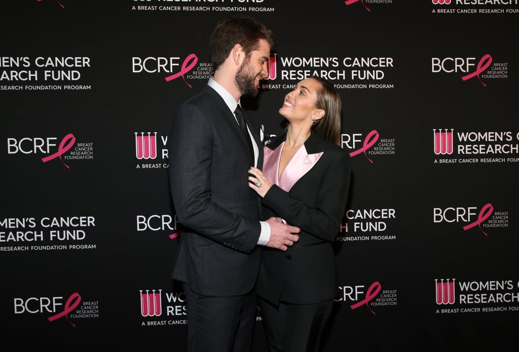Miley Cyrus Liam Hemsworth at Cancer Research Fund Gala 2019
