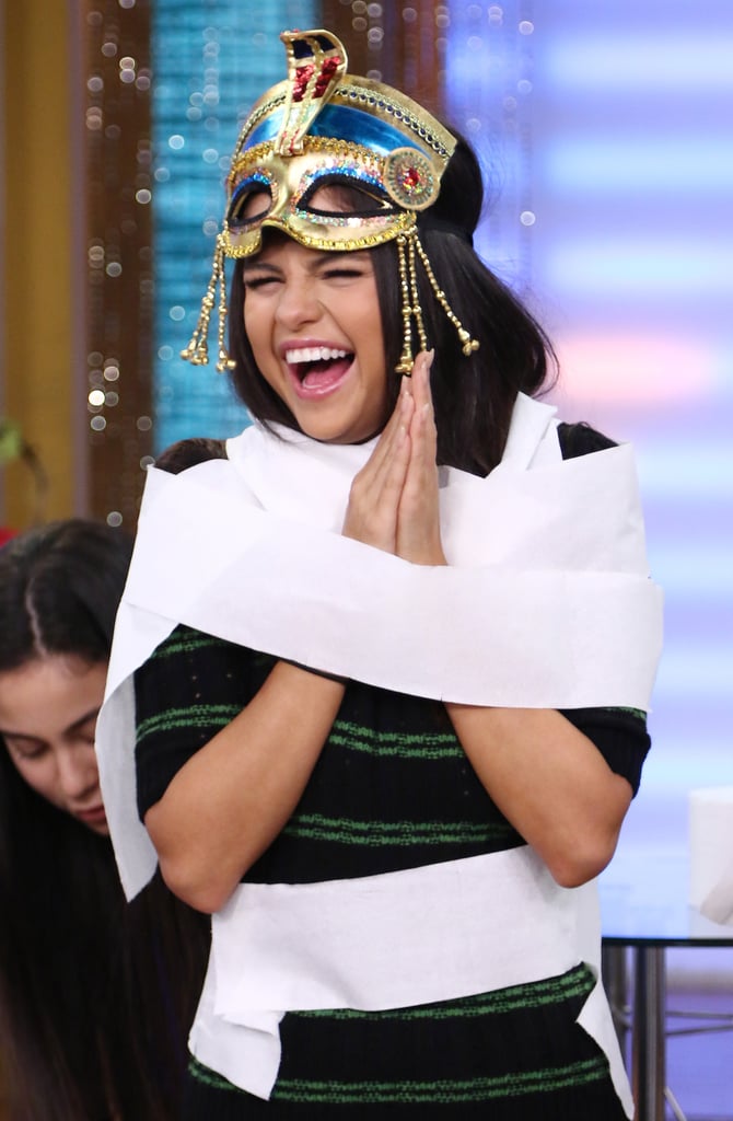 Selena Gomez on the Set of Despierta America