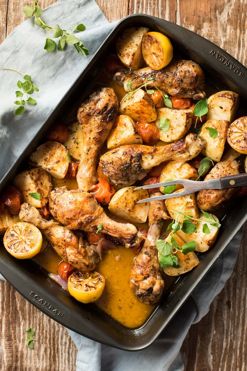 One-Pan Lemon Chicken Potato Bake