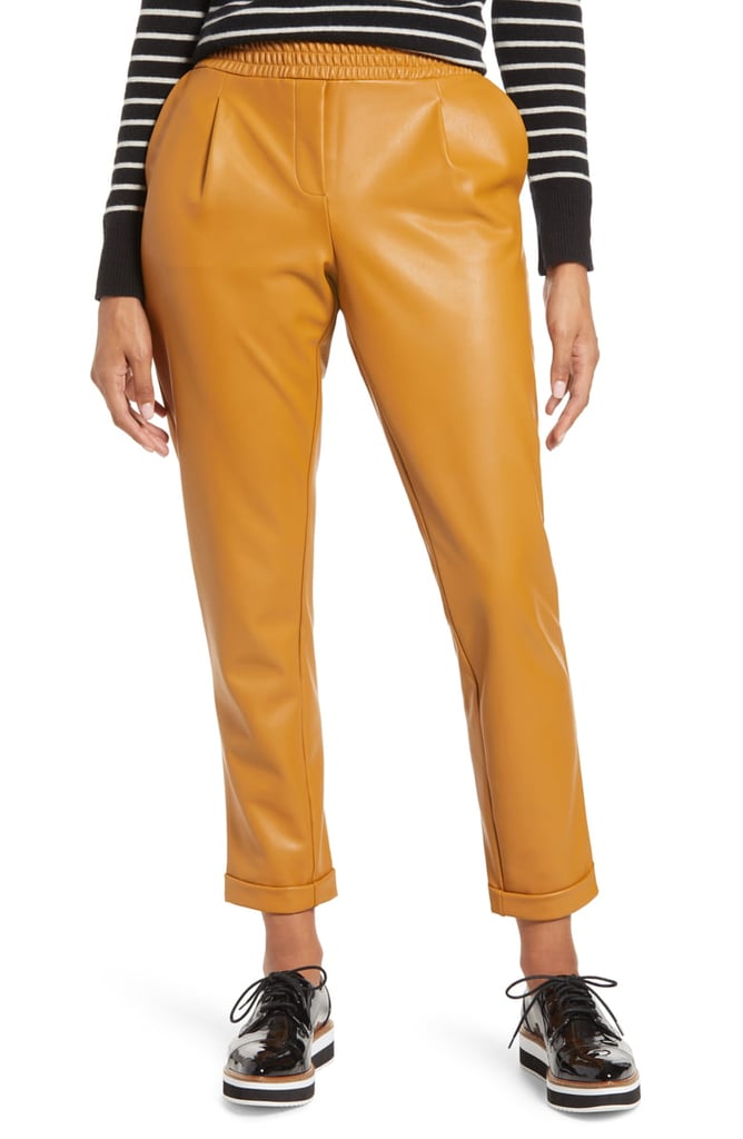 Halogen x Atlantic-Pacific Faux Leather Trousers