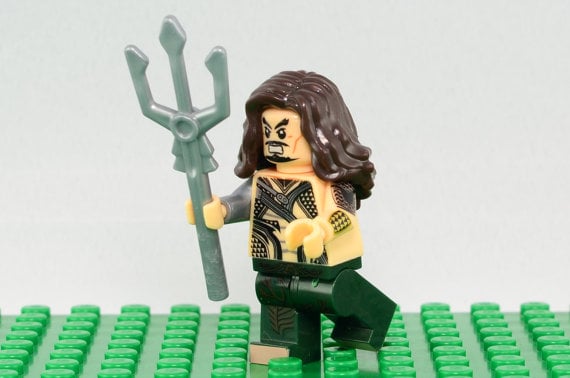 Custom Lego Aquaman Minifigure