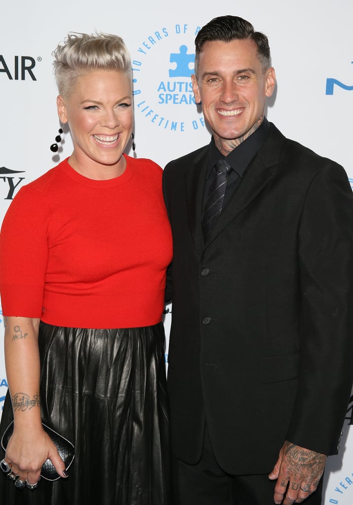 Pink and Carey Hart Red Carpet October 2015