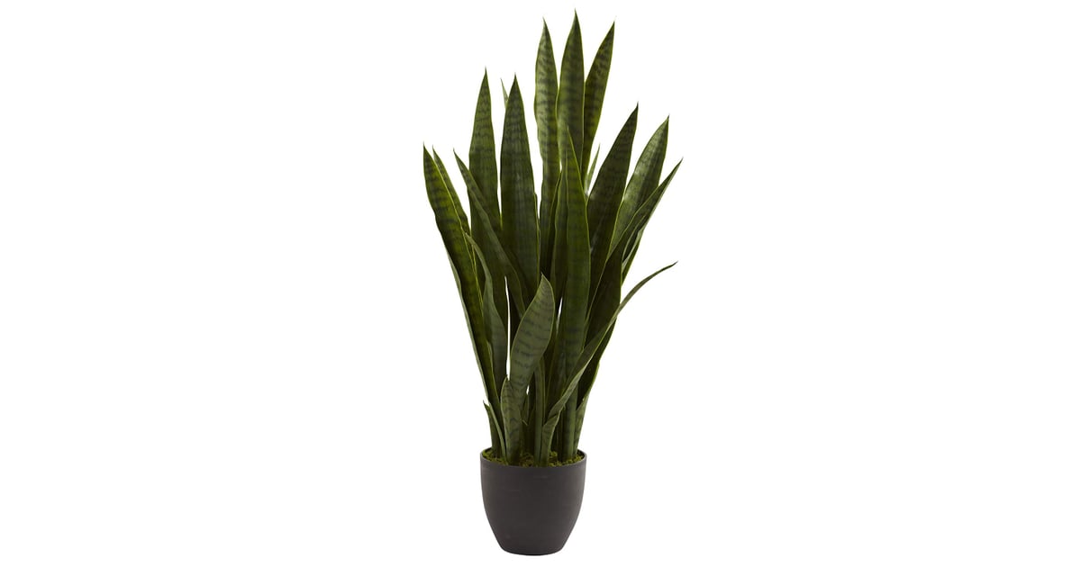 Nearly Natural Sansevieria Plant Best Fake Plants That Look Real