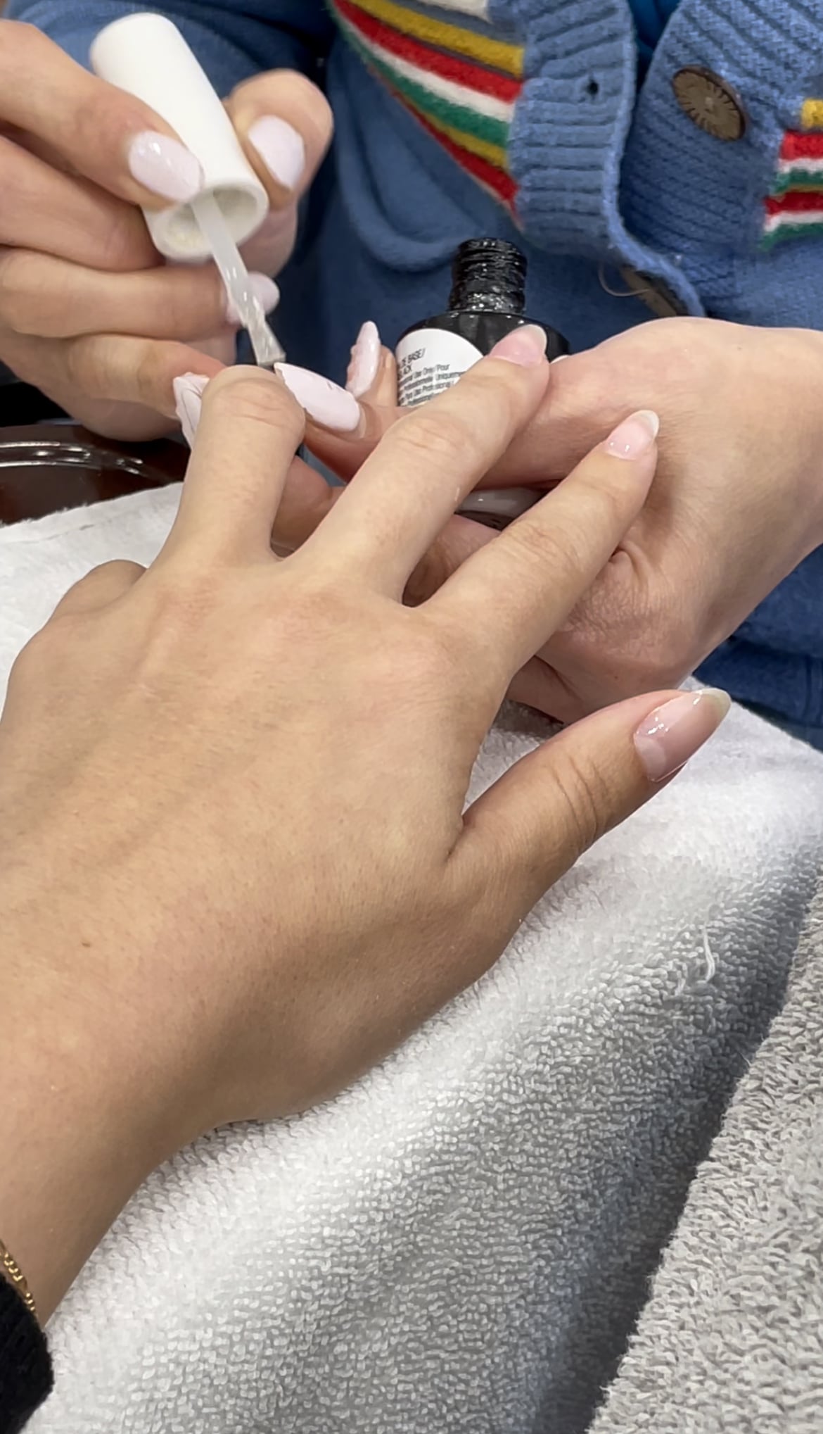 Hailey Bieber Glazed Doughnut Nails Editor Experiment