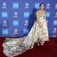 Jennifer Lopez's Red Carpet Dress Looked Like Watercolor Painted Right on Her