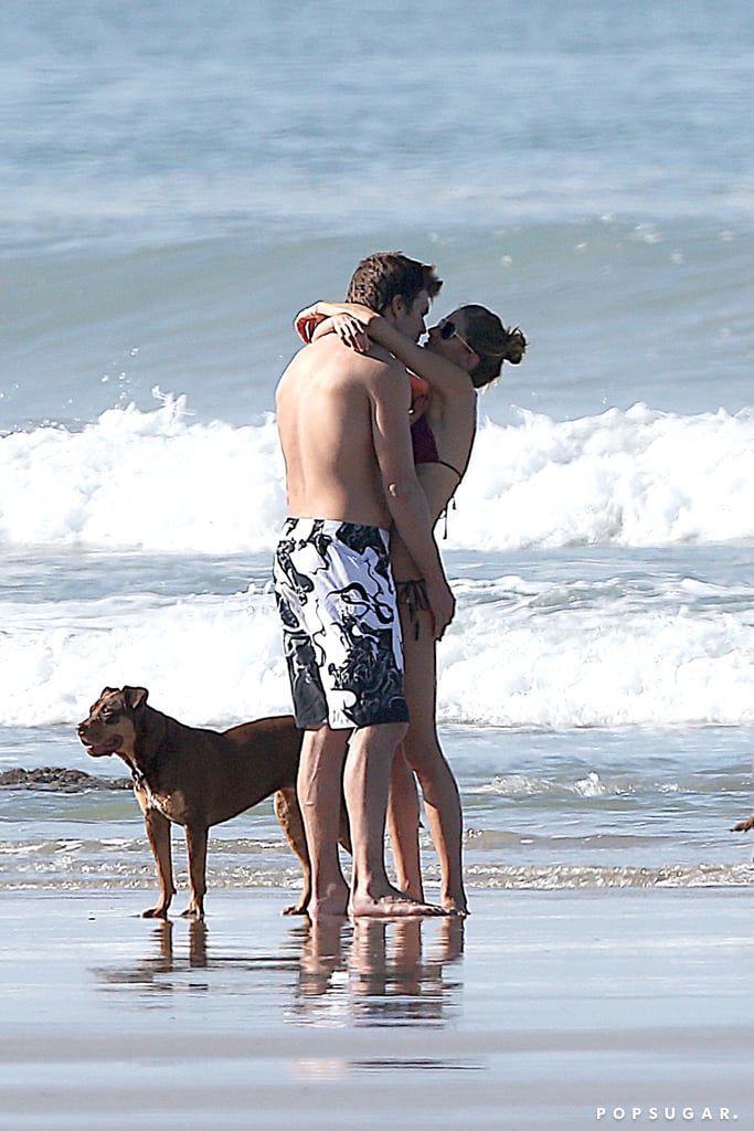 Gisele Bundchen and Tom Brady at the Beach Pictures 2014