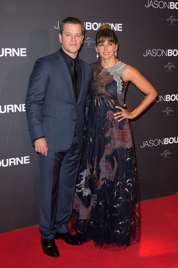 Matt Damon at the Paris Premiere of Jason Bourne July 2016