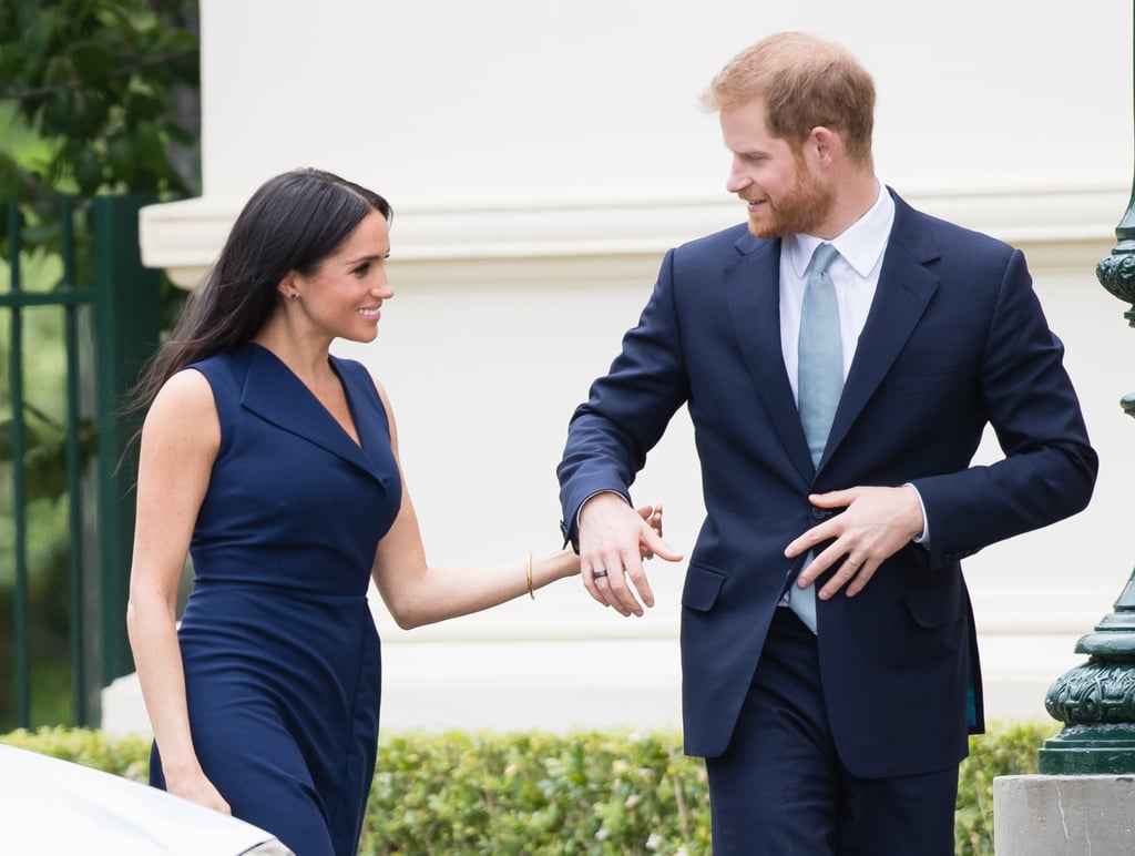 Meghan Markle Wears Dion Lee Dress October 2018