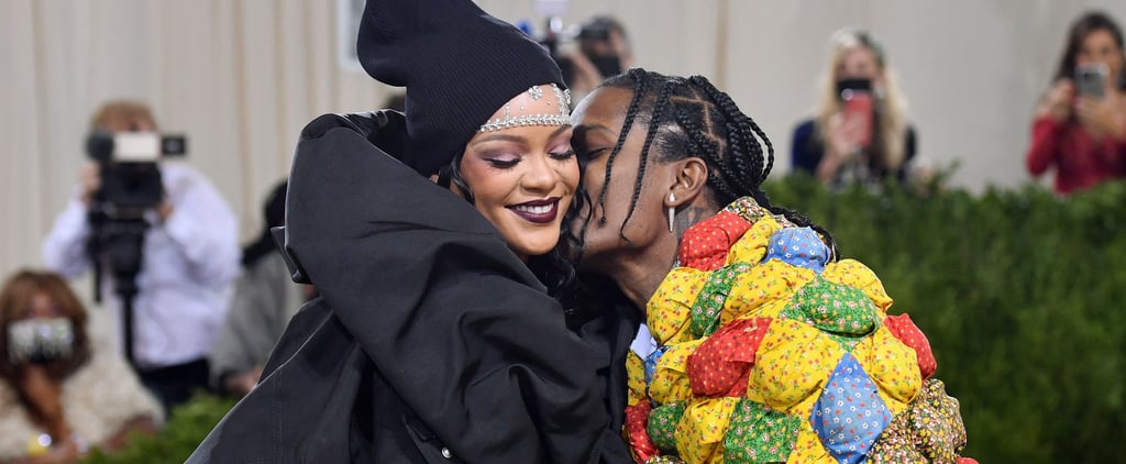 Rihanna and A$AP Rocky Cozy Up at 2021 Met Gala | Photos