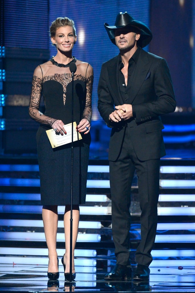 Faith Hill and Tim McGraw presented together at the 2013 Grammys.
Faith Hill and Tim McGraw presented together at the 2013 Grammys.