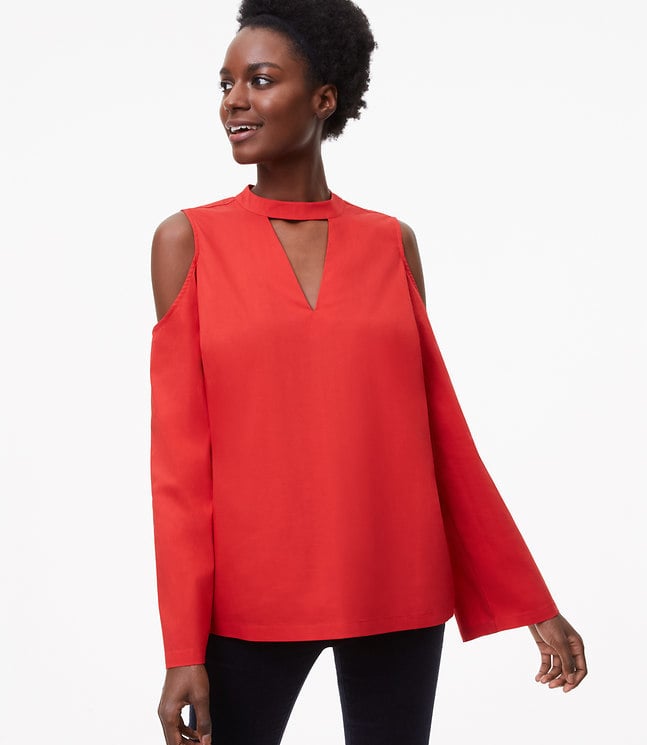 Loft cold shoulder tops deals