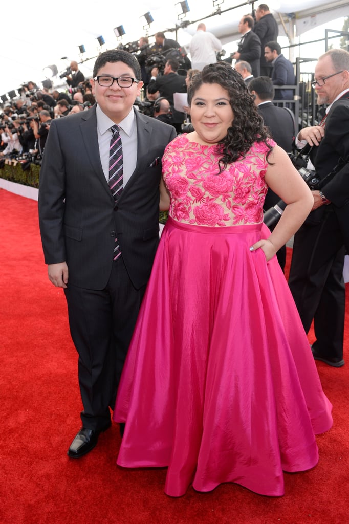Rico Rodriguez and His Sister at the SAG Awards 2016