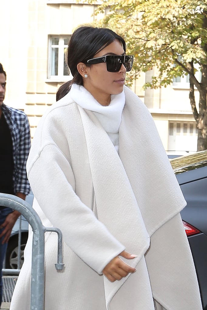 Kim Kardashian at Paris Fashion Week Spring 2015