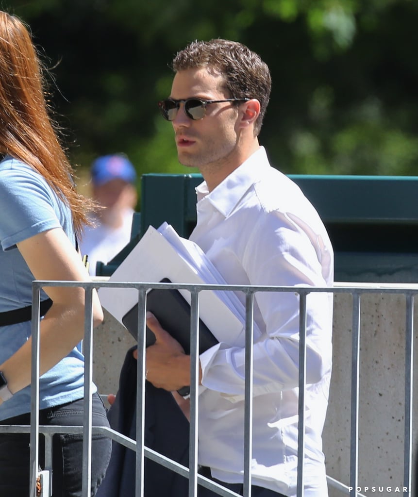Jamie Dornan Fifty Shades Darker Set Photos June 2016