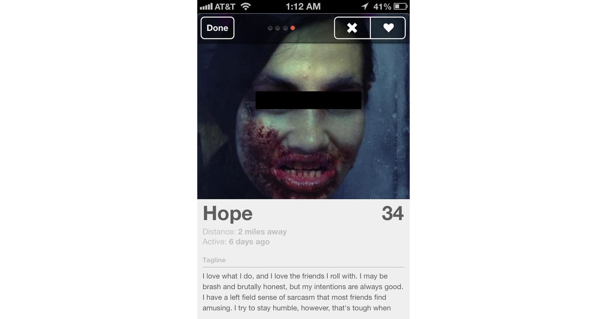 I Want To Eat Your Brains Tinder Profile Pic Tips Popsugar Love And Sex Photo 19