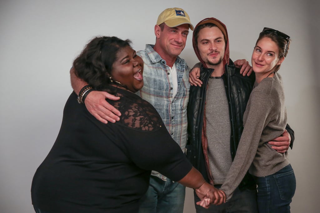 The cast of White Bird in a Blizzard got close on Monday.