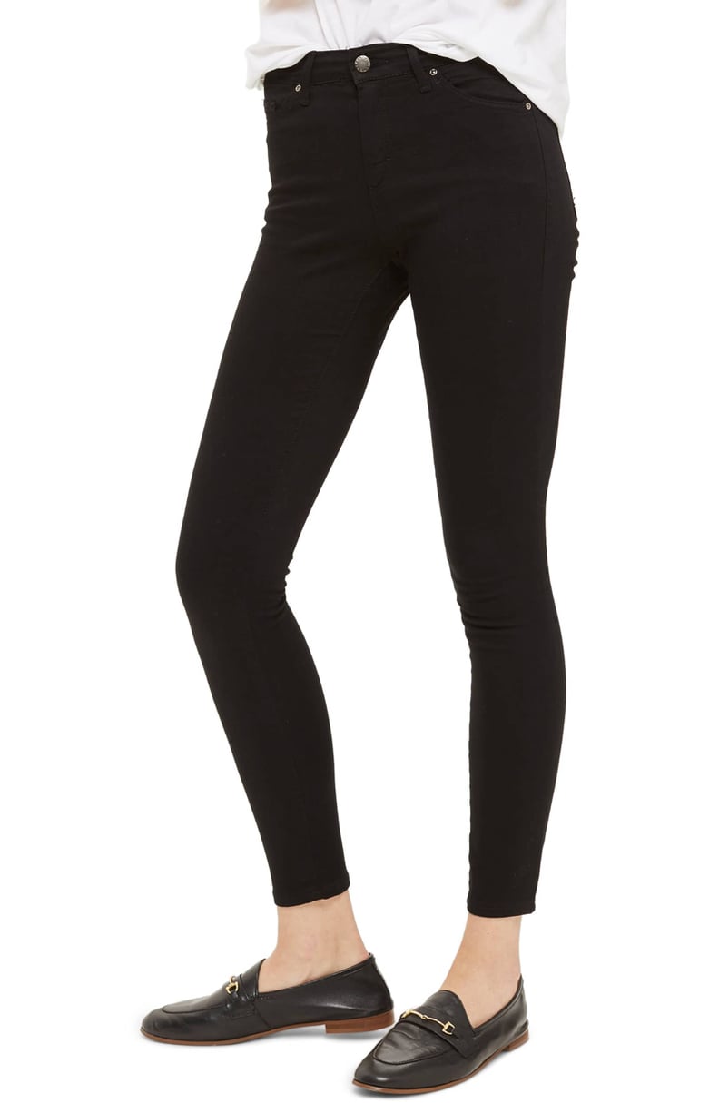 Topshop Leigh Jeans in Black