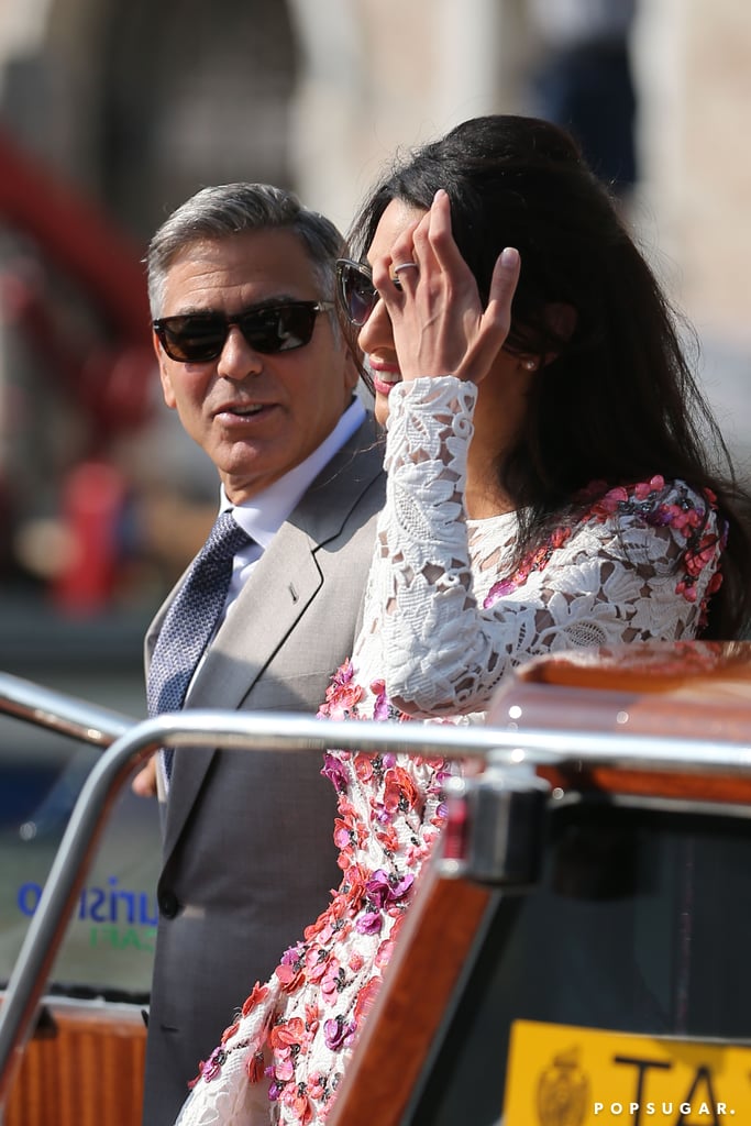 George Clooney and Amal Alamuddin After Wedding