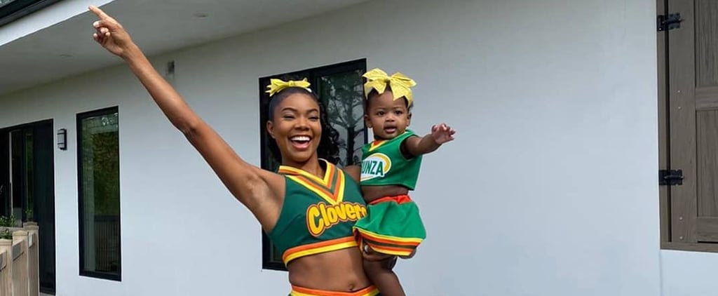 Gabrielle Union and Kaavia Dress as Bring It On Cheerleaders