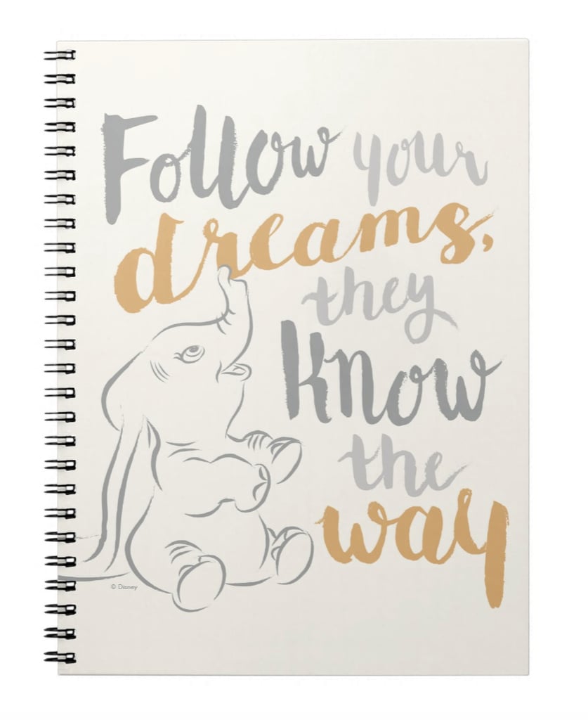 Dumbo / Follow Your Dreams Notebook ($14)