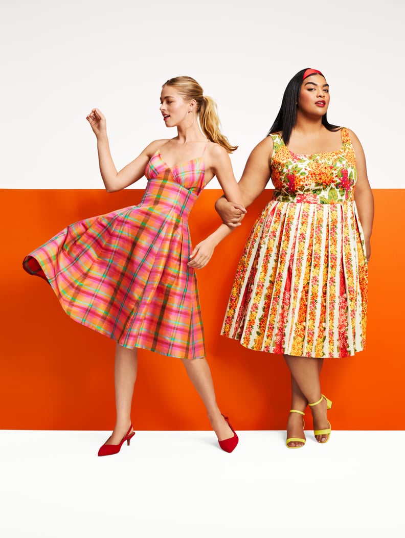 strapless open back dress Love Shack Fancy For Target White/Pink/Orange Floral Print Smocked Bod –  The Saved Collection main image 0