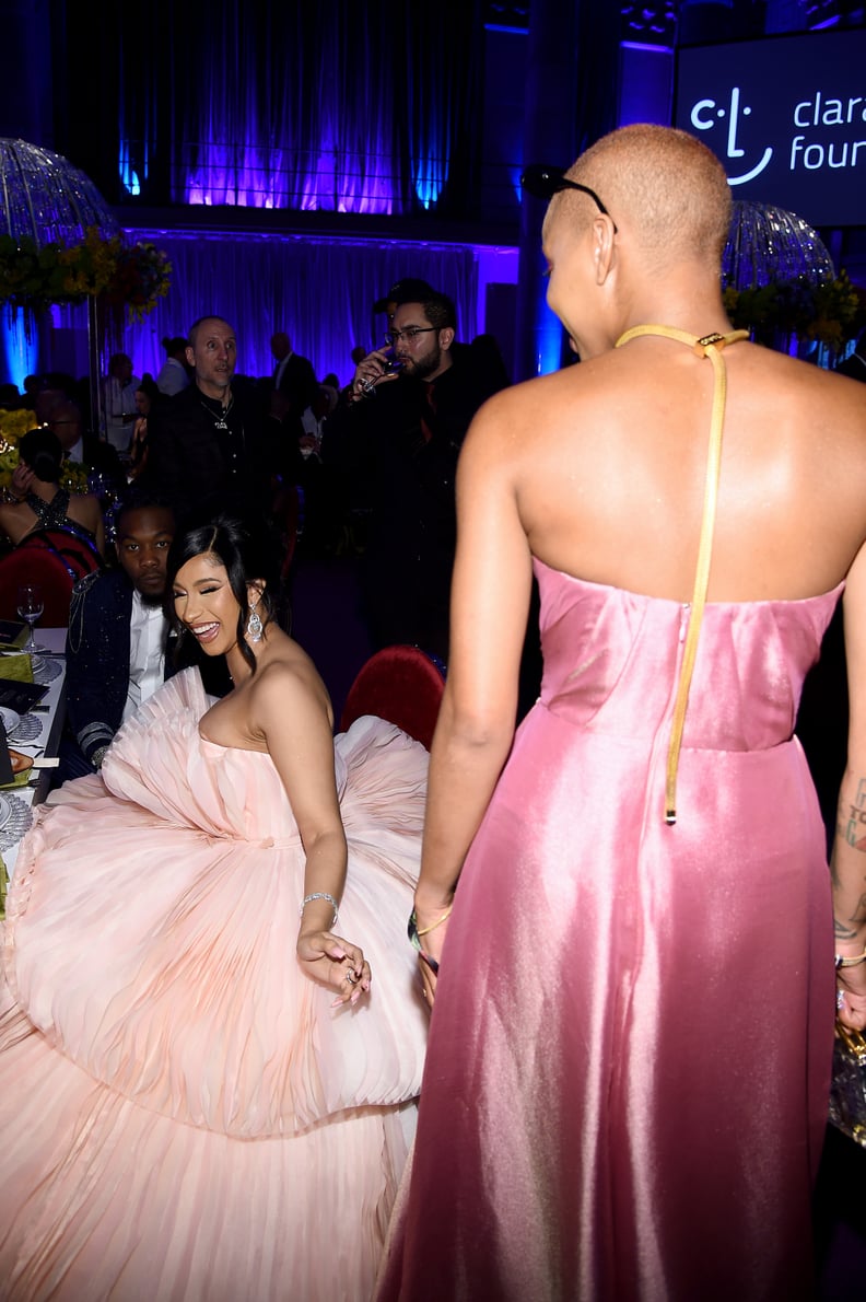 Cardi B and Slick Woods at the 2019 Diamond Ball