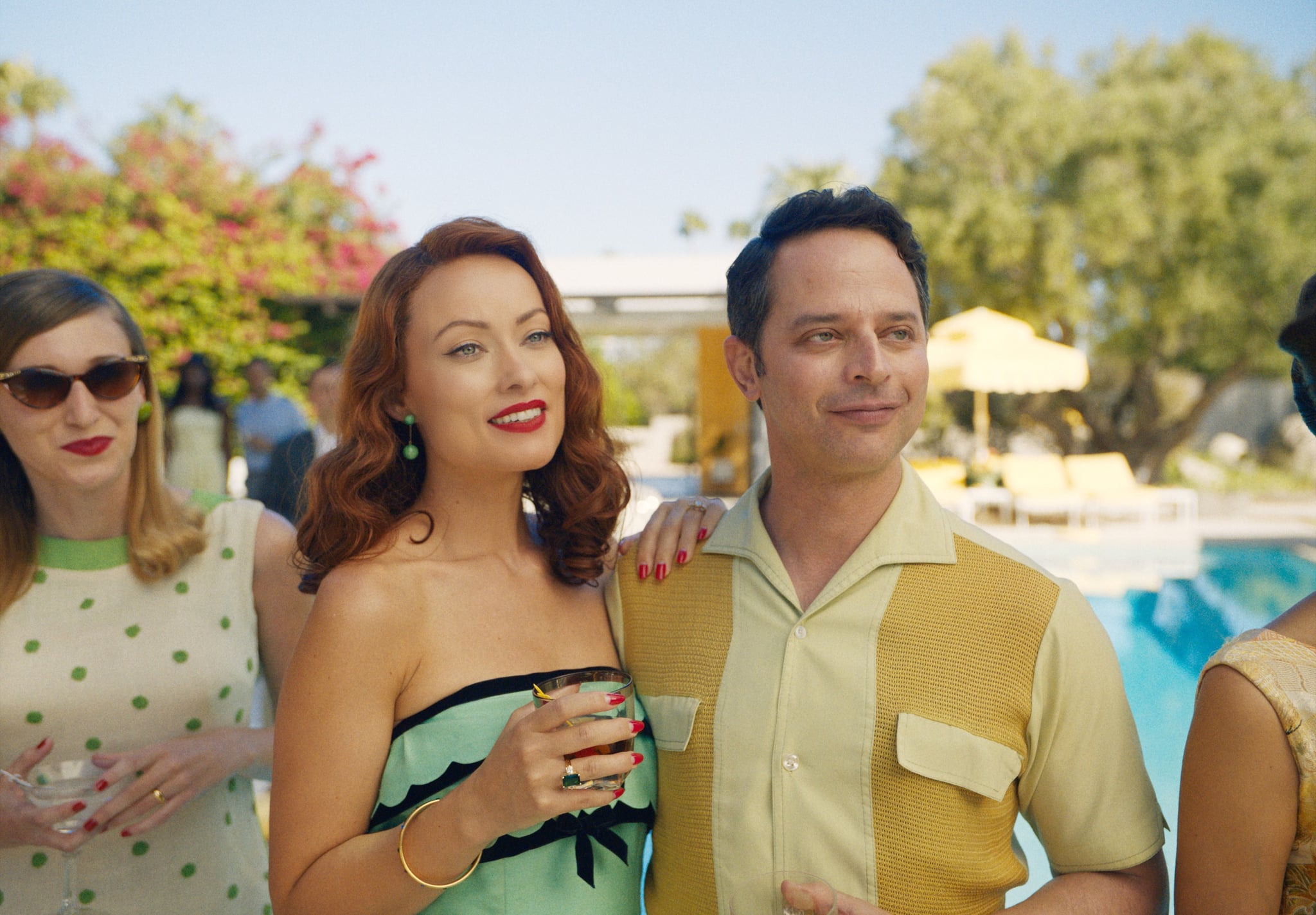 DON'T WORRY DARLING, from left: Olivia Wilde, Nick Kroll, 2022.  ph: Merrick Morton / Warner Bros. / Courtesy Everett Collection