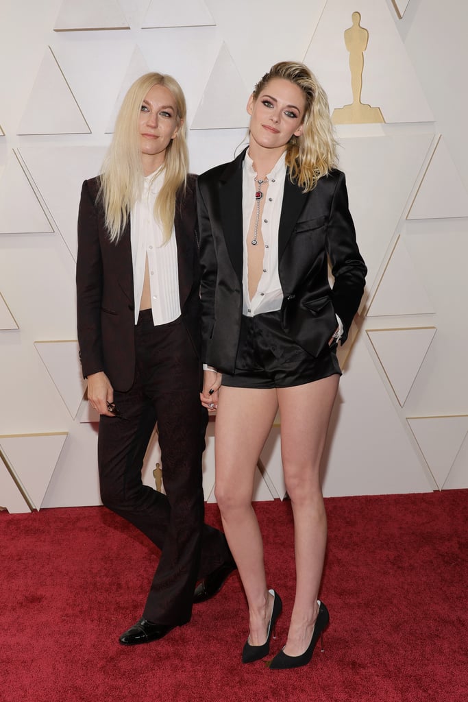 Kristen Stewart and Dylan Meyer at the 2022 Oscars