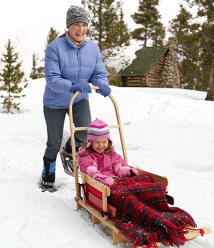 L.L. Bean Kids Pull Sled