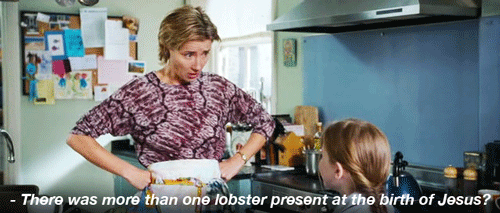 When Daisy Tells Karen She's the First Lobster in the Nativity Play