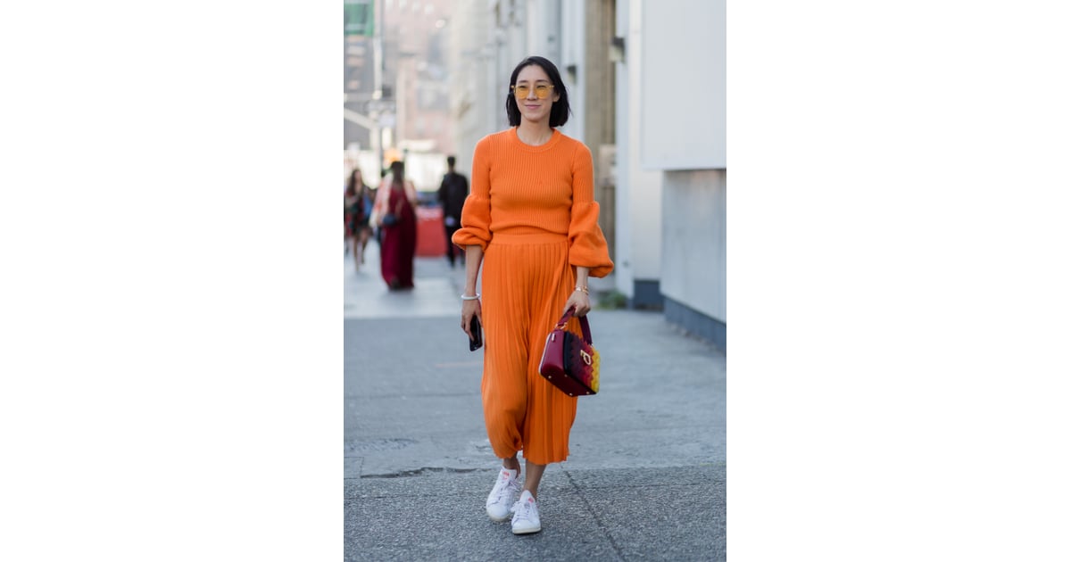 Eva Chen went for it at New York Fashion Week by wearing head-to-toe ...
