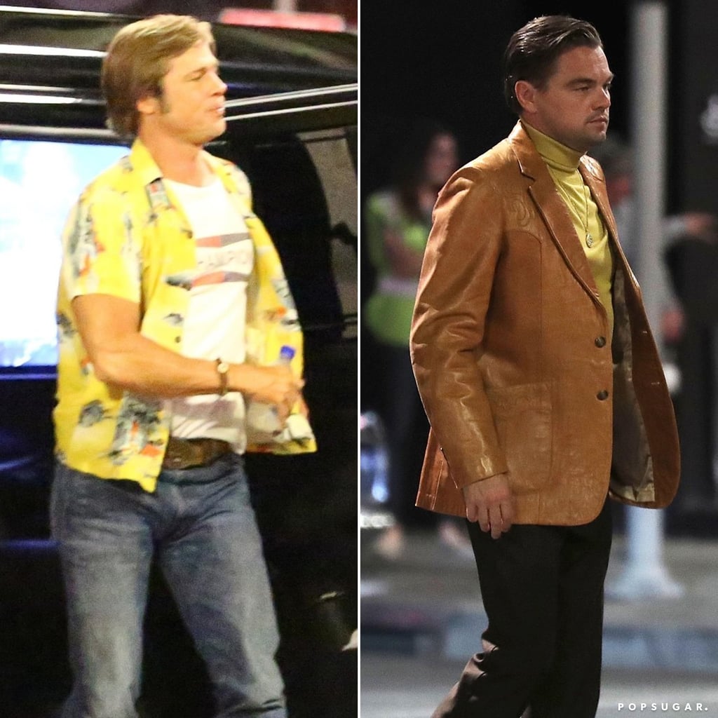 Leonardo DiCaprio and Brad Pitt Filming in LA July 2018 | POPSUGAR Celebrity UK1024 x 1024