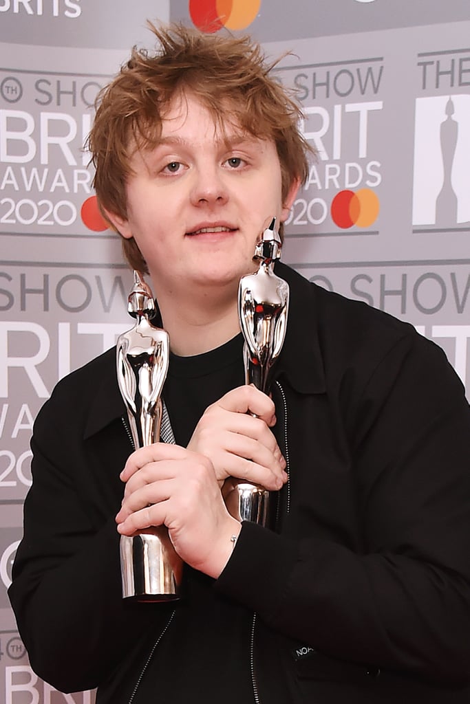 Lewis Capaldi in the Winners Room at the 2020 BRIT Awards