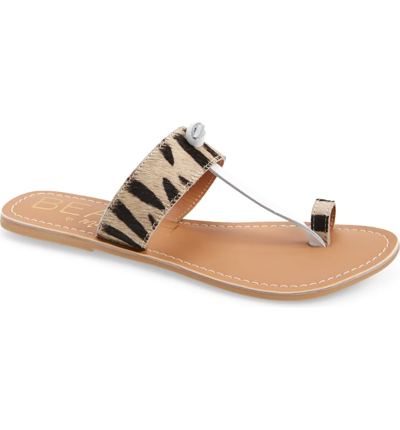 Coconuts by Matisse Offshore Genuine Calf Hair Flip Flop