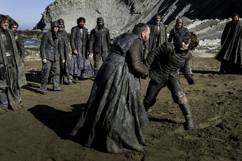 Theon Rallies the Greyjoy Men