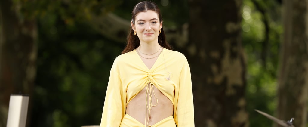 Lorde Promotes Solar Power in Yellow Christopher Esber Dress