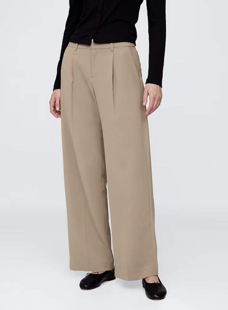 Gap 365 Low Rise Pleated Wide-Leg Trousers