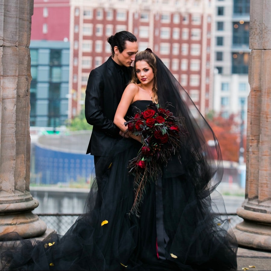 Romantic Halloween Wedding Popsugar Love Sex