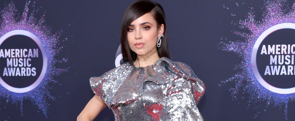 Sofia Carson's Sequined Dress at American Music Awards 2019