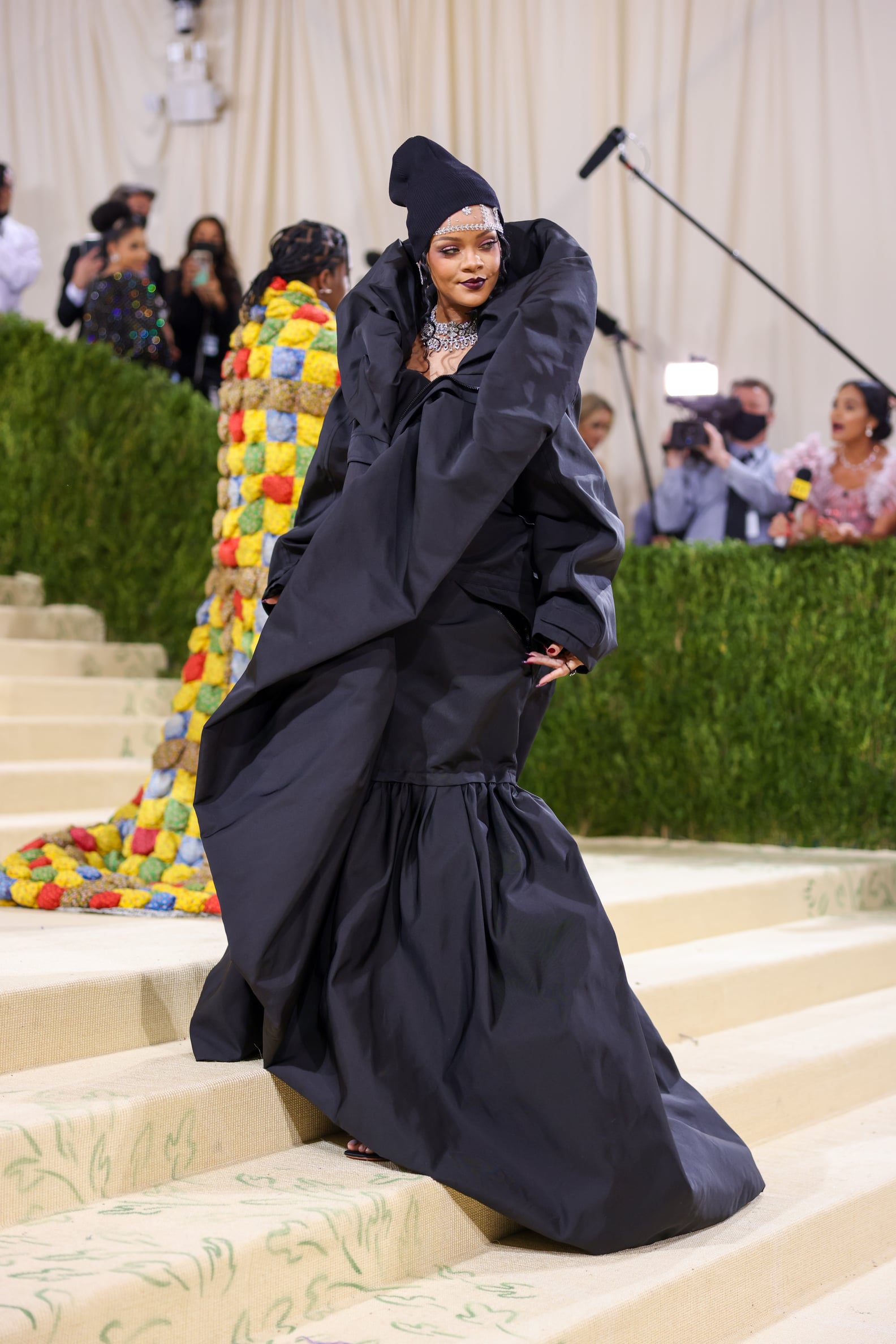 Rihanna's Balenciaga Dress at the Met Gala 2021 | POPSUGAR Fashion