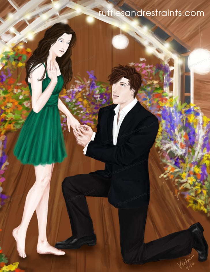 Hearts And Flowers You Have To See This Fifty Shades Of Grey Fan Art 