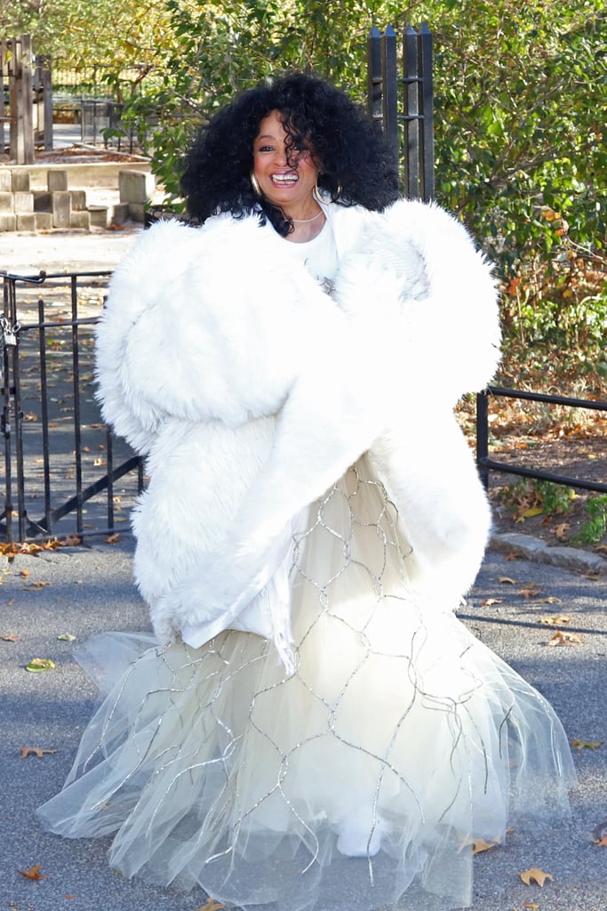 Diana Ross and Family at the Macy's Thanksgiving Parade 2018