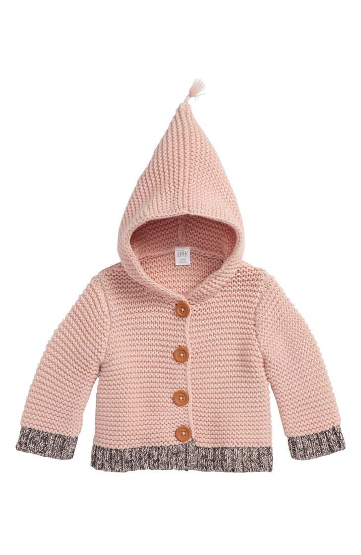 Nordstrom Baby Organic Cotton Hooded Cardigan Baby Clothes at
