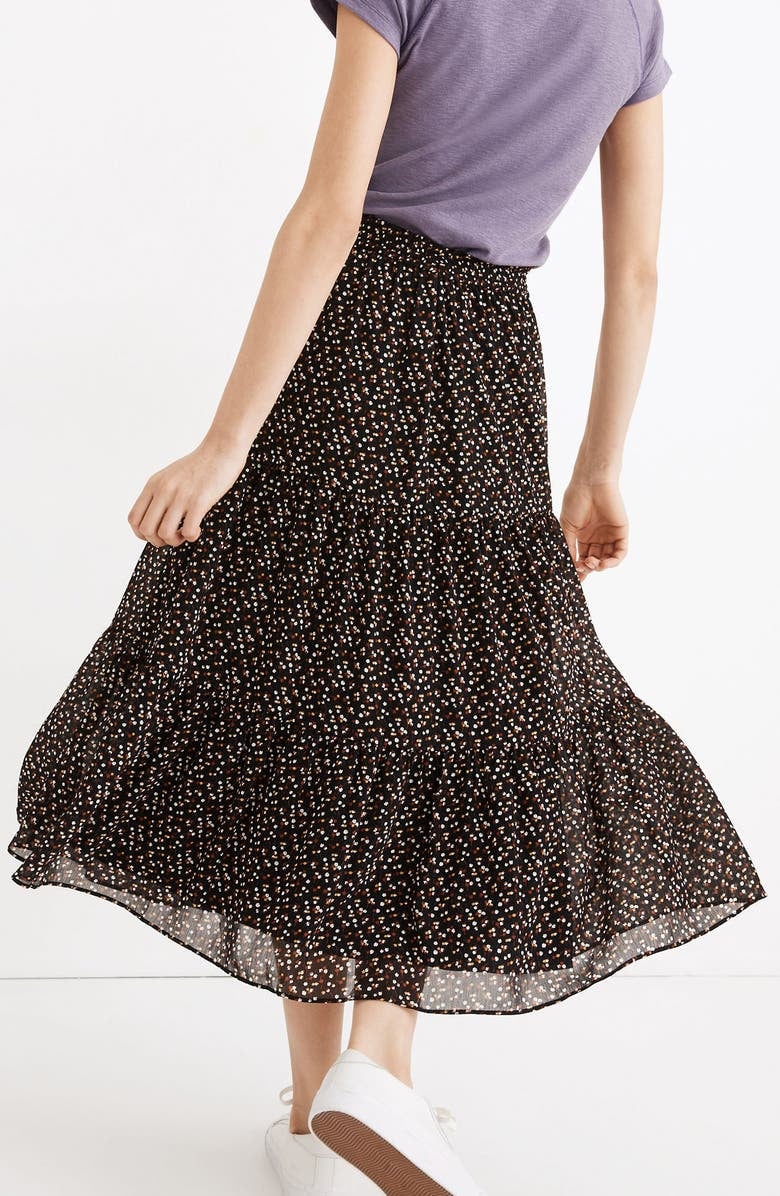 Madewell Tiered Ruffle Maxi Skirt