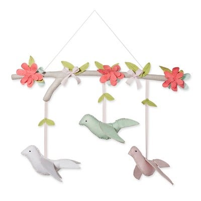 Cloud Island Pink Hanging Decor Birds