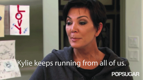 But she's concerned about Kylie.