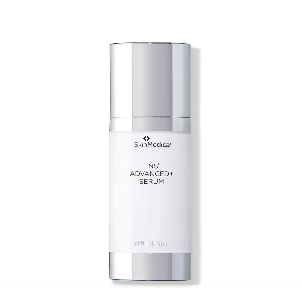 SkinMedica TNS Advanced+ Serum ($236, originally $295)
The bestselling SkinMedica TNS Advanced+ Serum has two proprietary ingredient blends that will deliver a more radiant and smoother complexion, improving the appearance of wrinkles, fine lines, and sagging skin. It's a cult-favorite product for anti-aging concerns for a reason. This formula contains a blend of growth factors and peptide complexes that foster a healthy skin environment. It also has a blend of botanicals and marine extracts to help support skin repair functions and collagen levels. If you've been meaning to try this, now is your chance.