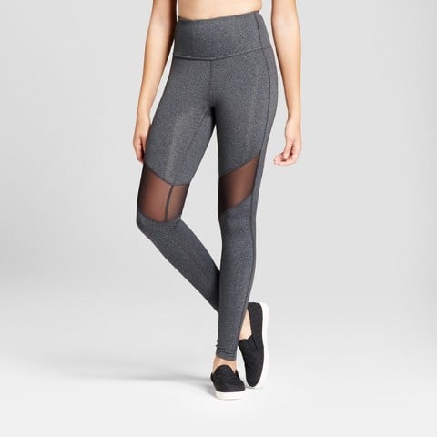 JoyLab Womens Premium Asymmetrical Pieced Mid-Rise Crop Leggings Fiery Red JoyLab Womens Premium Asymmetrical Pieced Mid-Rise Crop Leggings Fiery Red