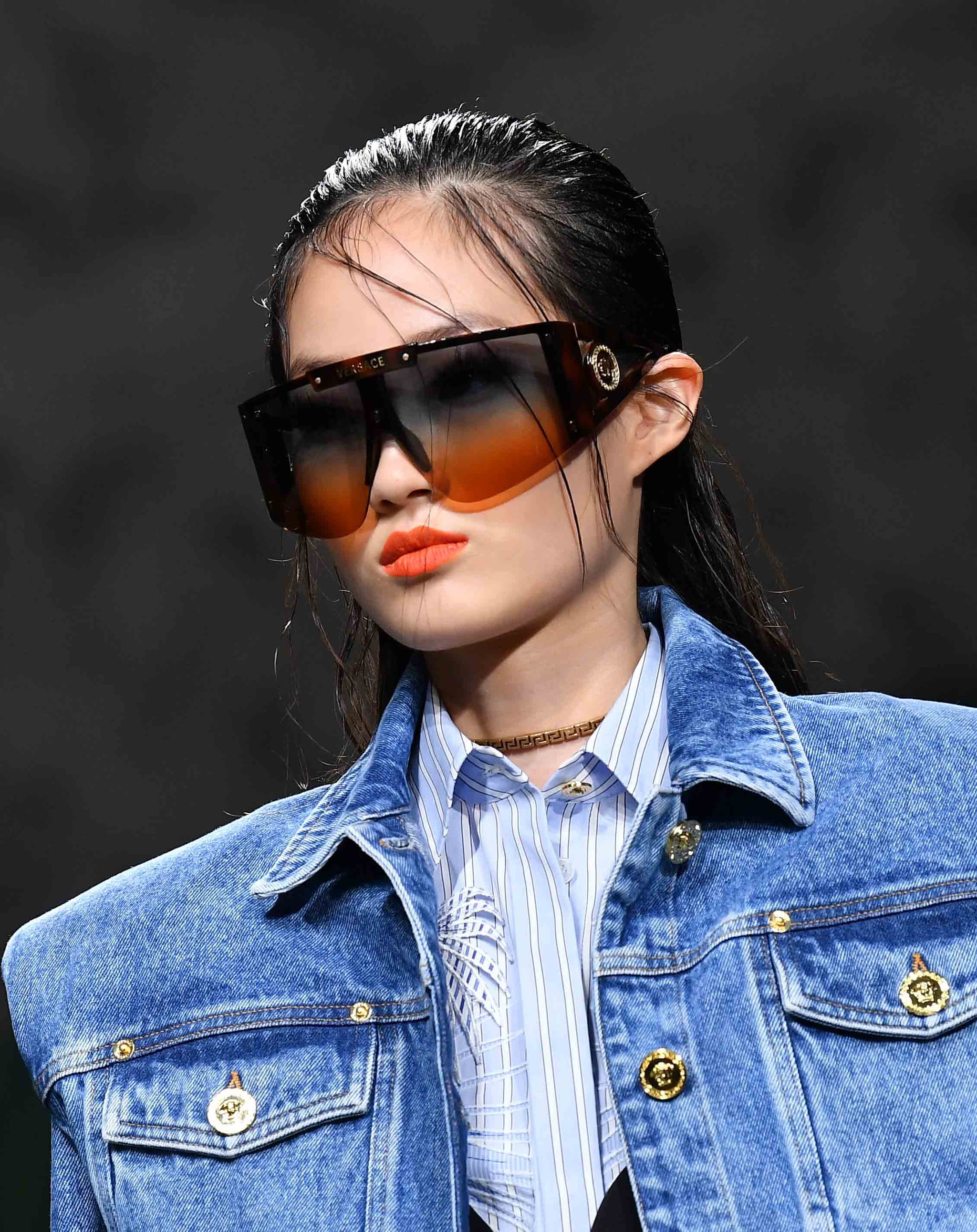 Neon store versace sunglasses